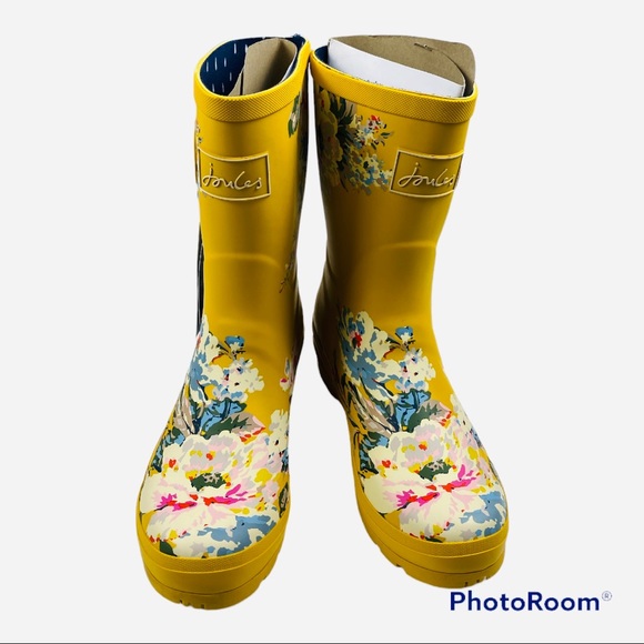 NWT JOULES mid-calf rain boots sz8 - Picture 3 of 7